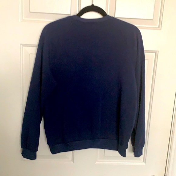 Project Social T Blue Graphic Sweatshirt with Gold Writing. Size M - Picture 2 of 5